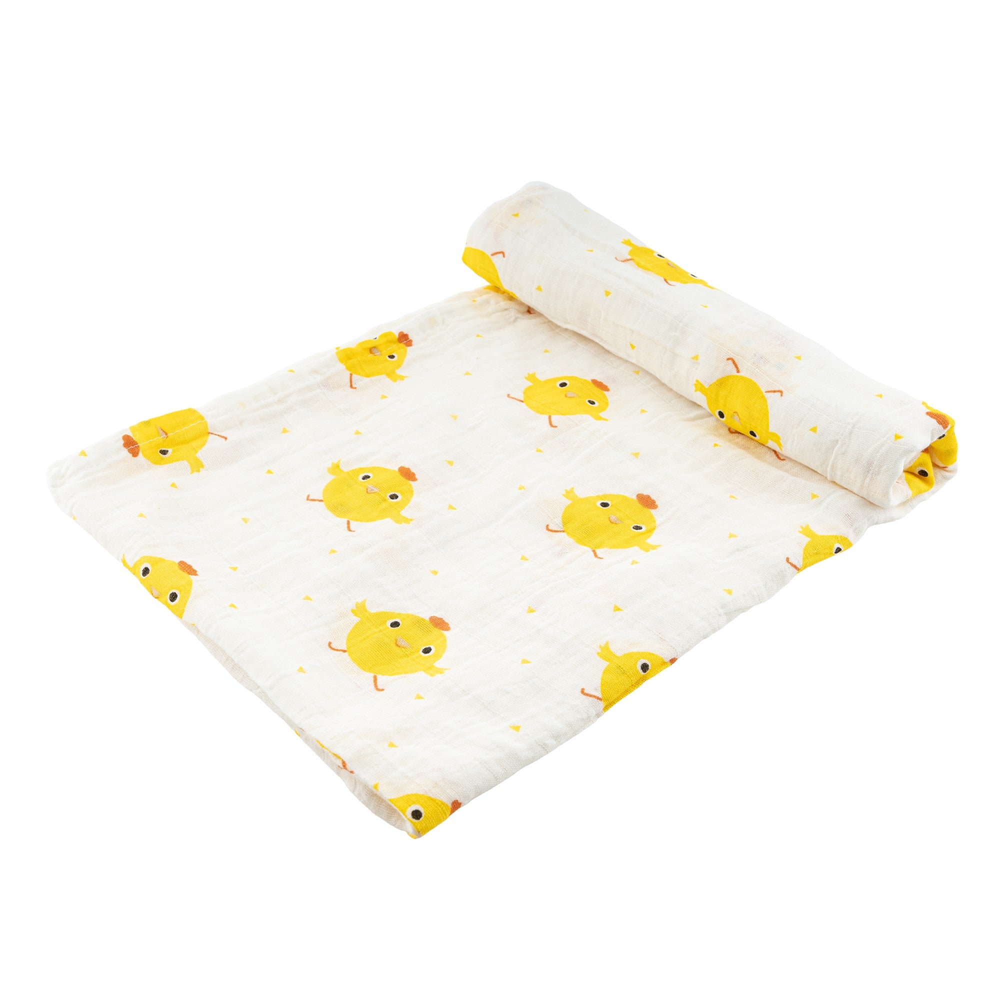 LuvlyMama Little Duckling 100% cotton Muslin Swaddle – 110 × 120 cm