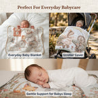 The Little Explorer | 6 Layer Muslin Baby Blanket (100% Cotton) | 105 × 105 cm