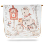 The Little Explorer | 6 Layer Muslin Baby Blanket (100% Cotton) | 105 × 105 cm